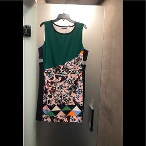 Harper & Live Green/Blue Multi Dress Size  1X